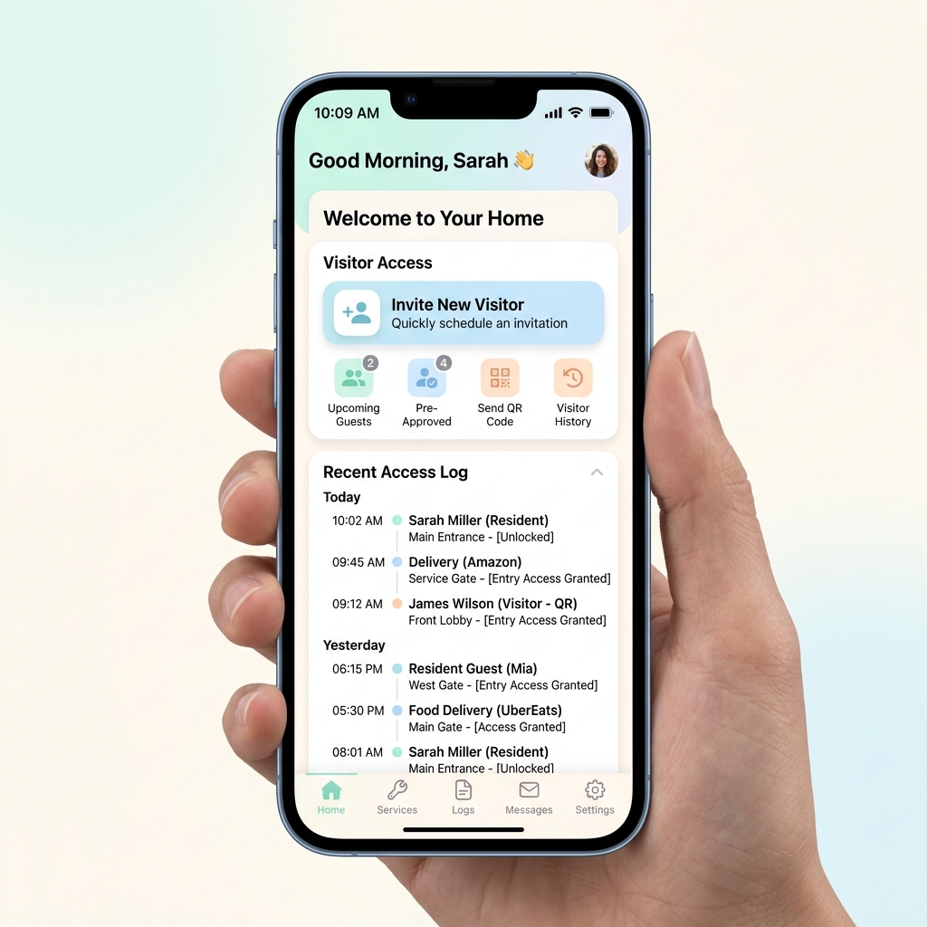 Resyhub Resident Mobile View